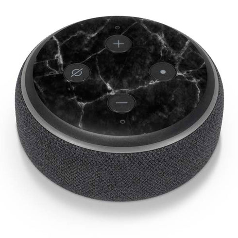 Black Marble Amazon Echo Dot Skin