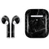Black Marble Apple AirPods 2 Skin