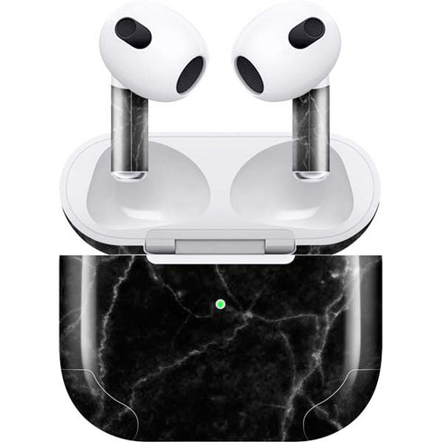 Black Marble Apple AirPods (3rd Gen 2021) Skin