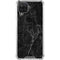 Black Marble Galaxy A12 Clear Case