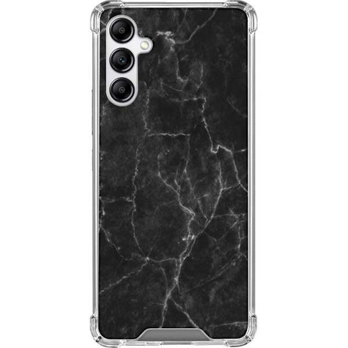 Black Marble Galaxy A14 5G Clear Case