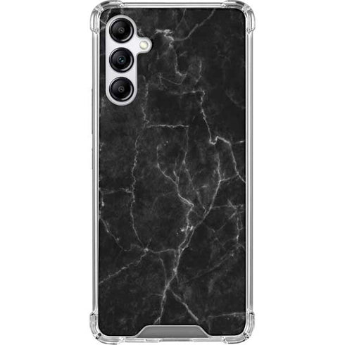 Black Marble Galaxy A15 5G Clear Case