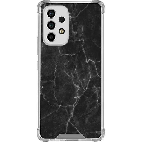Black Marble Galaxy A33 5G Clear Case