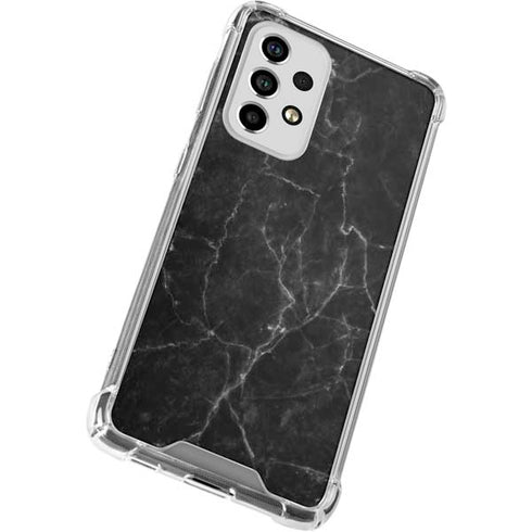 Black Marble Galaxy A33 5G Clear Case