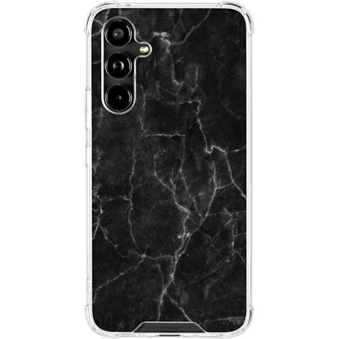 Black Marble Galaxy A54 5G Clear Case