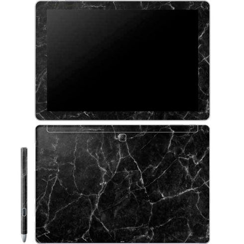 Black Marble Galaxy Book 12in Skin