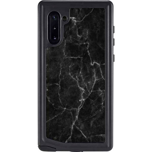 Black Marble Galaxy Note 10 Waterproof Case
