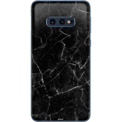 Black Marble Galaxy S10e Skin