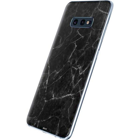 Black Marble Galaxy S10e Skin