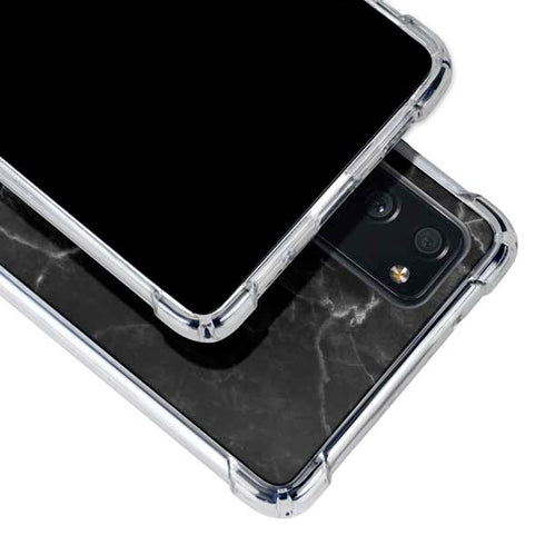 Black Marble Galaxy S20 FE Clear Case