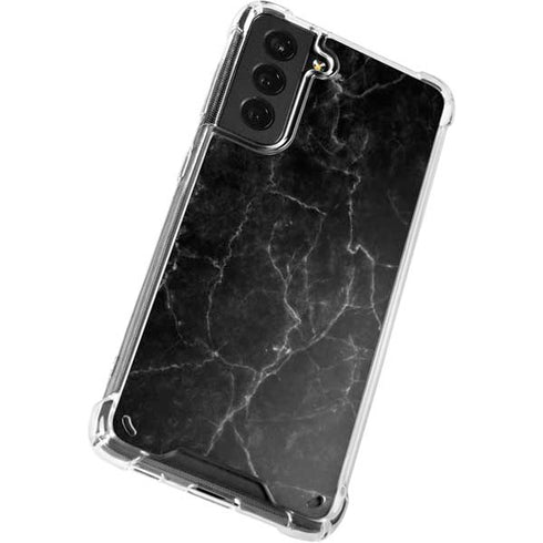Black Marble Galaxy S21 5G Clear Case
