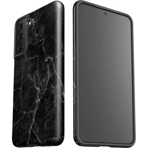 Black Marble Galaxy S21 FE Pro Case