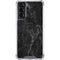 Black Marble Galaxy S22 Clear Case