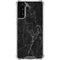 Black Marble Galaxy S22 Plus Clear Case