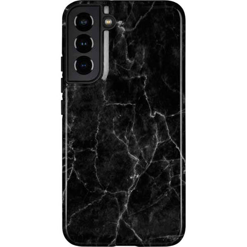 Black Marble Galaxy S22 Plus Pro Case