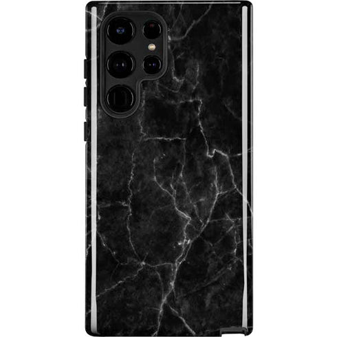 Black Marble Galaxy S22 Ultra Pro Case