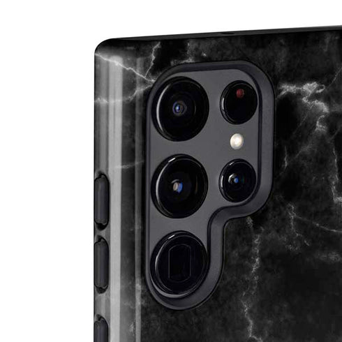 Black Marble Galaxy S22 Ultra Pro Case