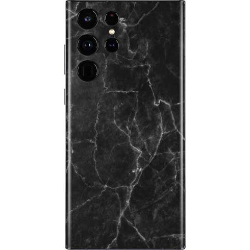 Black Marble Galaxy S22 Ultra Skin