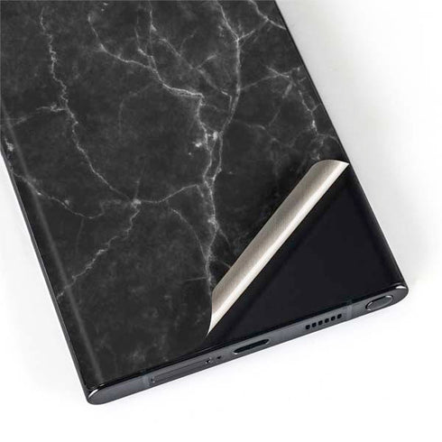Black Marble Galaxy S22 Ultra Skin