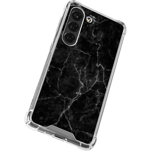 Black Marble Galaxy S23 Clear Case