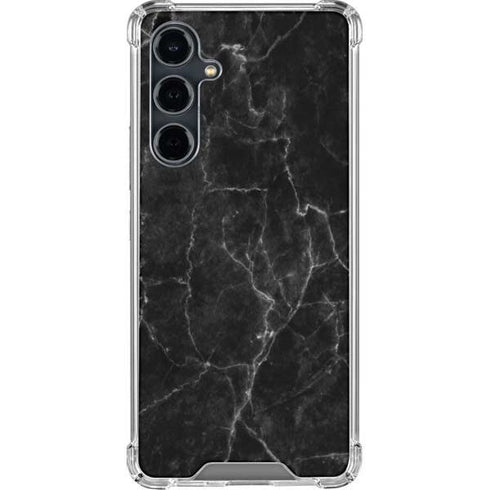 Black Marble Galaxy S23 FE Clear Case