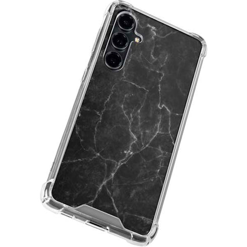 Black Marble Galaxy S23 FE Clear Case
