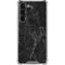 Black Marble Galaxy S23 Plus Clear Case
