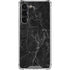 Black Marble Galaxy S23 Plus Clear Case