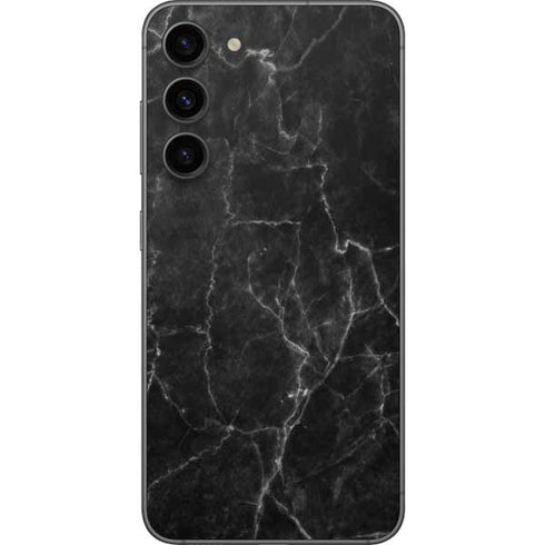 Black Marble Galaxy S23 Plus Skin
