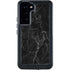 Black Marble Galaxy S23 Plus Waterproof Case