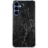 Black Marble Galaxy S24 Clear Case