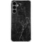Black Marble Galaxy S24 Plus Clear Case