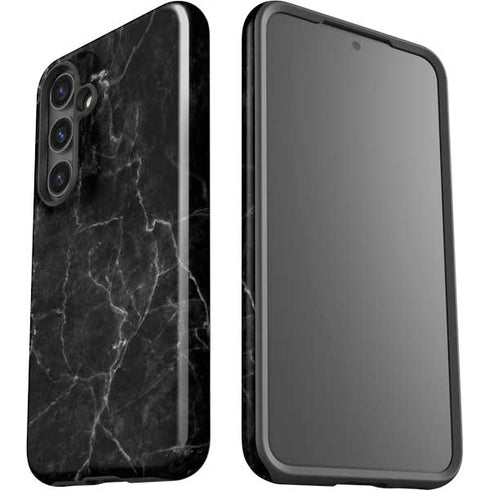 Black Marble Galaxy S24 Plus Impact Case