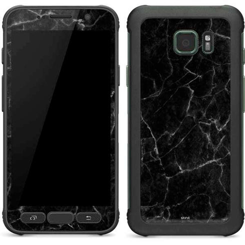 Black Marble Galaxy S7 Active Skin