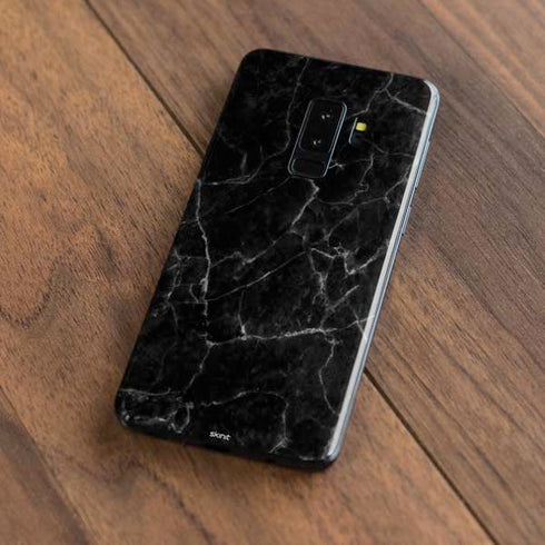 Black Marble Galaxy S9 Plus Skin