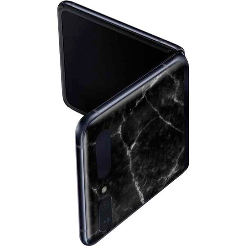 Black Marble Galaxy Z Flip Skin