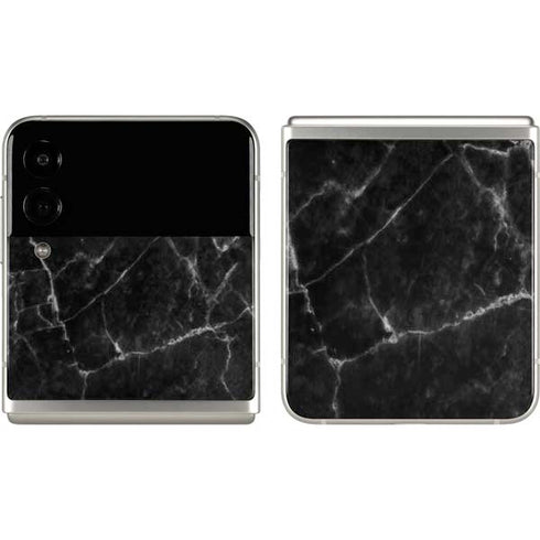 Black Marble Galaxy Z Flip3 5G Skin