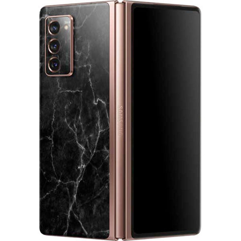 Black Marble Galaxy Z Fold2 5G Skin