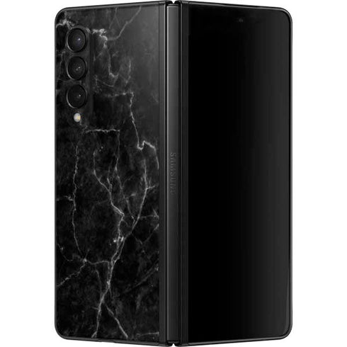 Black Marble Galaxy Z Fold3 5G Skin