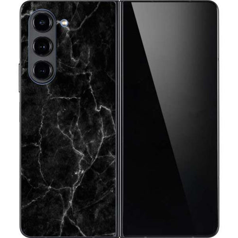 Black Marble Galaxy Z Fold5 5G Skin
