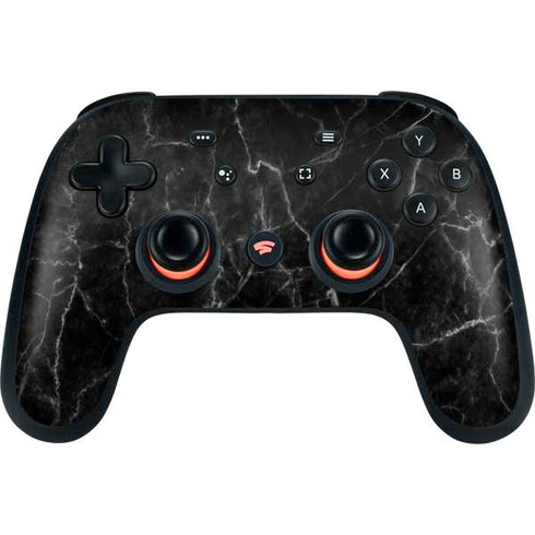 Black Marble Google Stadia Controller Skin