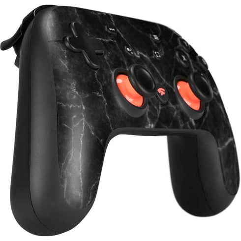 Black Marble Google Stadia Controller Skin