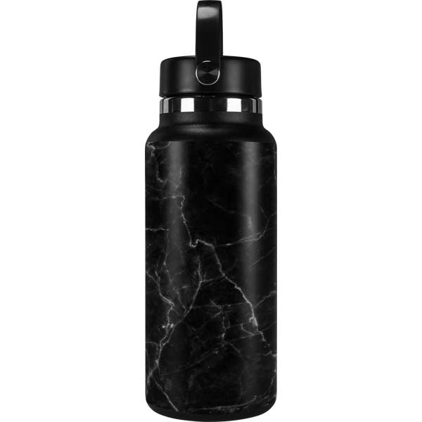 Black Marble Hydro Flask 32oz Wide Mouth Skin - Main Image