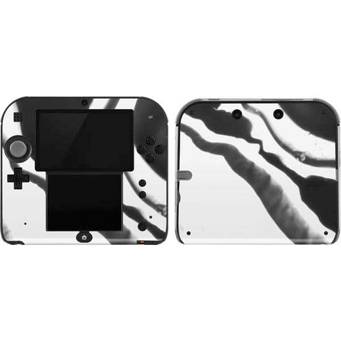 Black Marble Ink Nintendo 2DS Skin