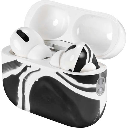 Black Marble Ink AirPods Pro 2nd Gen Skin