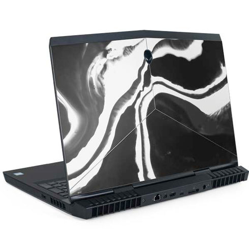 Black Marble Ink Dell Alienware Skin