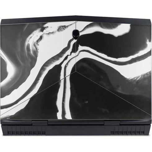 Black Marble Ink Dell Alienware Skin