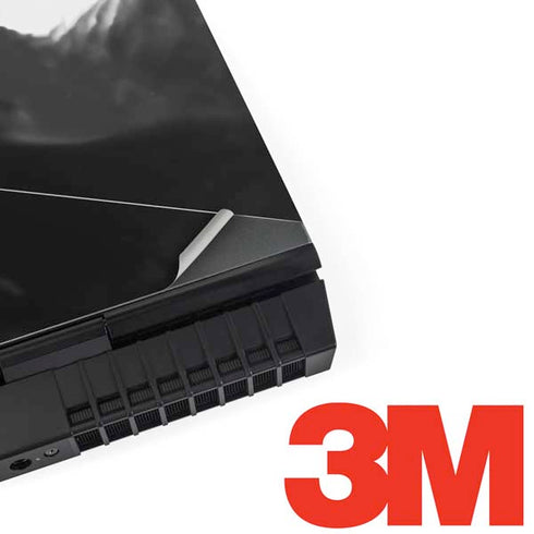 Black Marble Ink Dell Alienware Skin