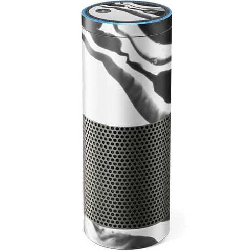 Black Marble Ink Amazon Echo Skin