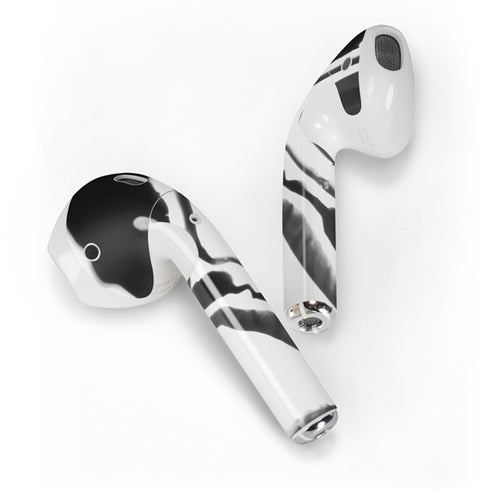 Black Marble Ink Apple AirPods 2 Skin